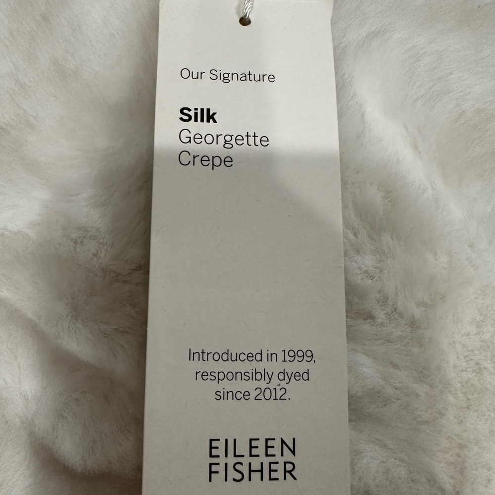 Eileen Fisher Silk Georgette Crepe cardigan - Picture 2 of 6